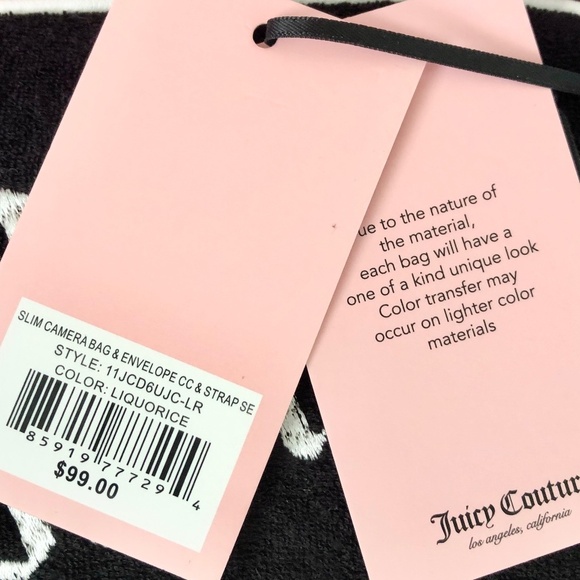 Juicy Couture, Slim Camera Bag/Handbag, Purse, Crossbody Bag, Box Set, New - Picture 13 of 14